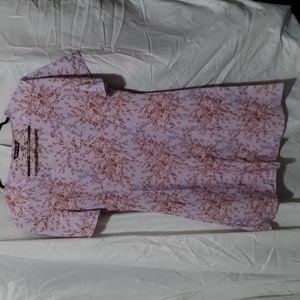 Shein mini dress purple with flowers.